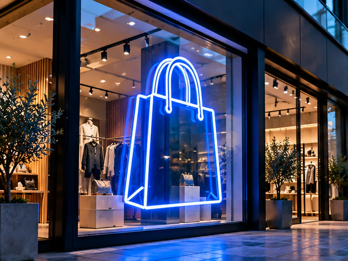 Neón LED para escaparates comerciales en Madrid