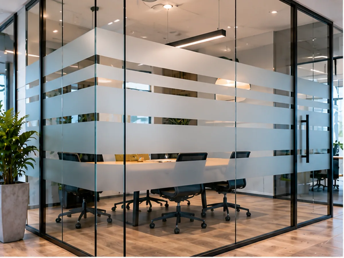 Vinilos para mamparas de oficinas en Madrid