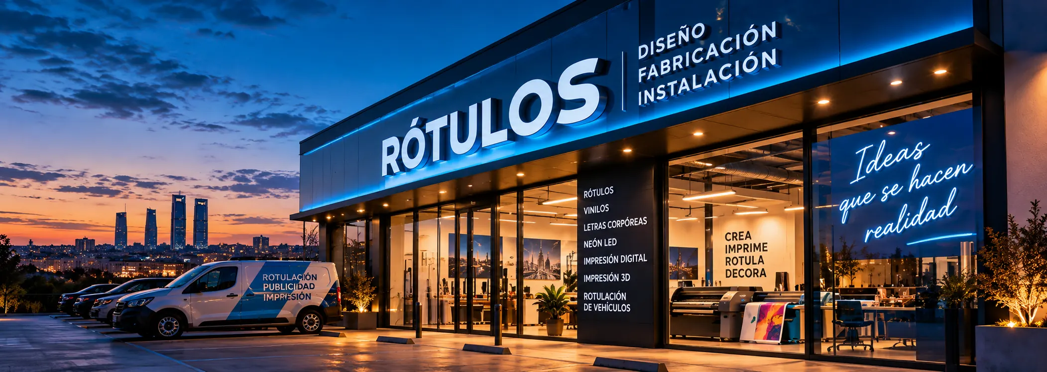 Rotulación y publicidad en Madrid, soluciones visuales para negocios